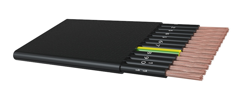 Dynamic PVC vlakkabel H07VVH6-F 7G2,5 MM²