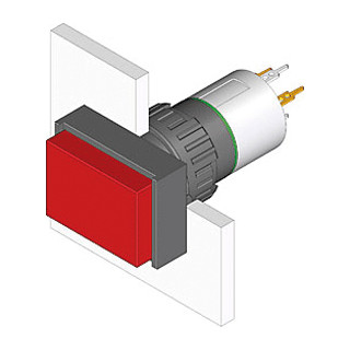 Eao Drukknop 18x24 puls 1M verl