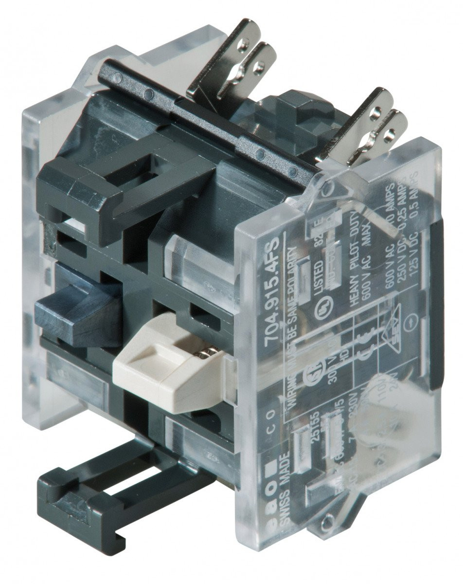 Eao Failsafe schakelement 2V 2xfast-on aansl.6,3MM zilverktk.