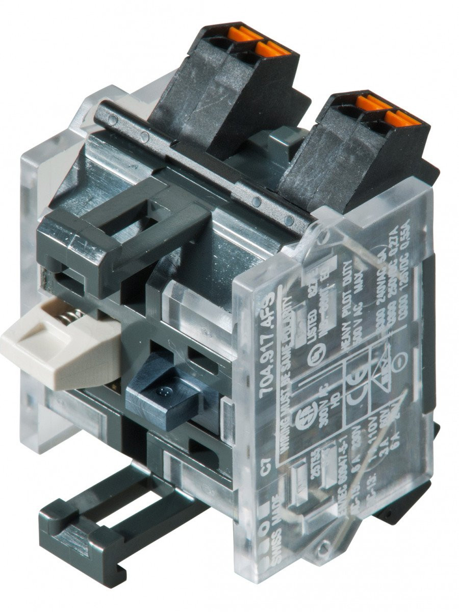 Eao Failsafe schakelement (mechanisch gedwongen) 2V pit zilverktk.