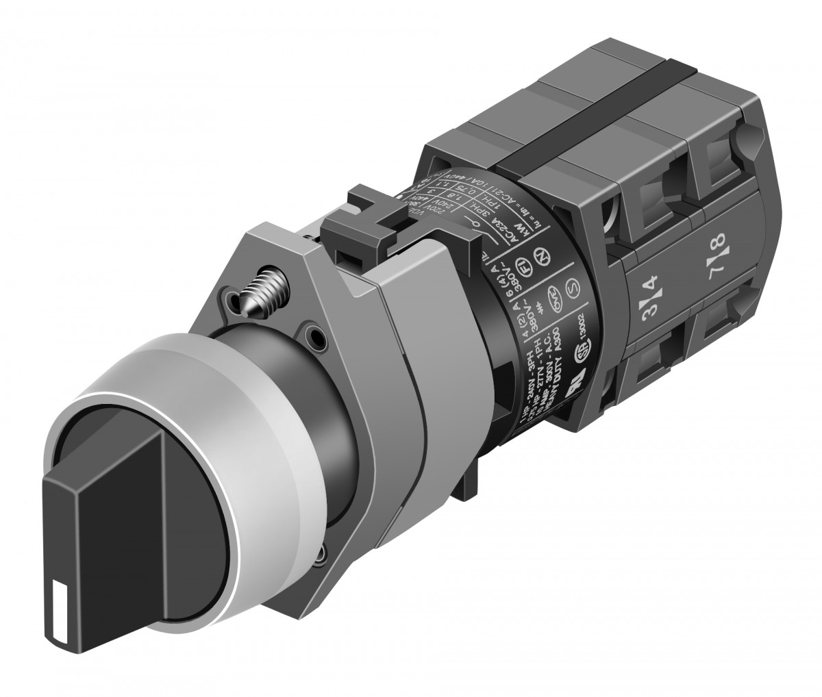 Eao Hevelschakelaar /zwart (stap) D29 K&N