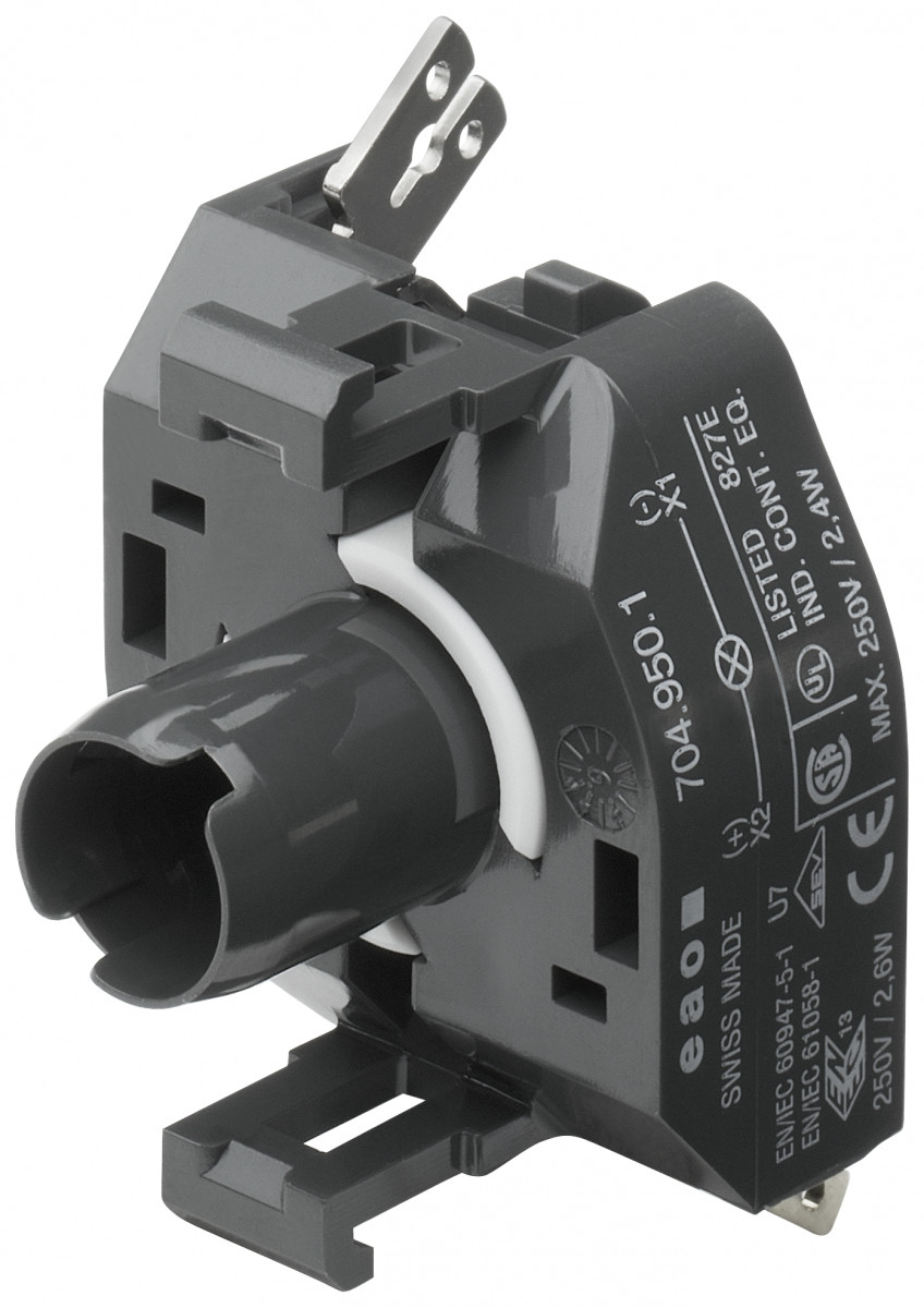 Eao 704.950.1 lamphouder faston 6,3x0,8