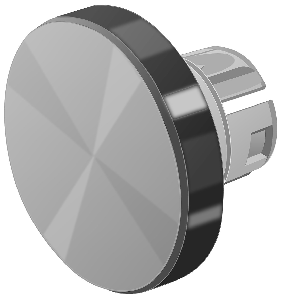 EAO Serie 61 Lens Grijs D19,7 aluminium