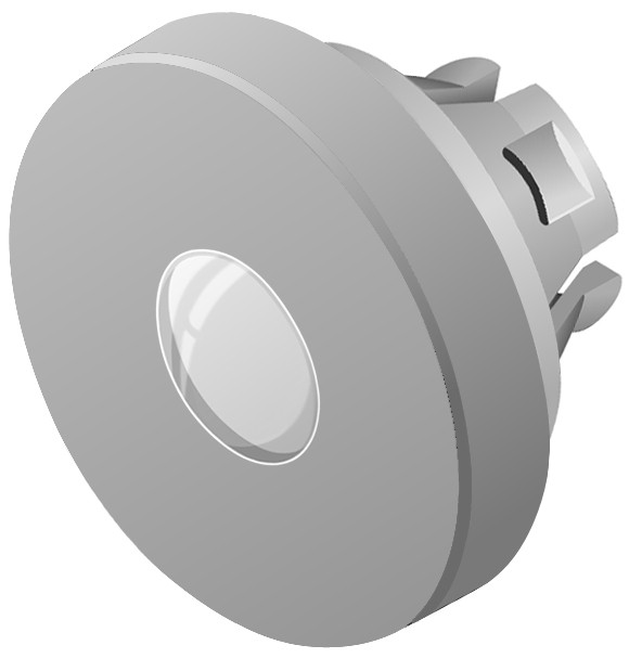 EAO Serie 84 Lens Met puntuitlichting aluminium geel