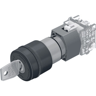 Eao Noodstopschakelaar sleutelontgrendeling geel/rood D37 rode P