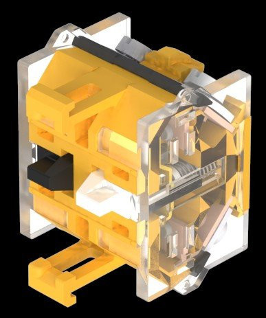 Eao Schakelelement 2M ringschoen schroefaansluitingen zilverktk.