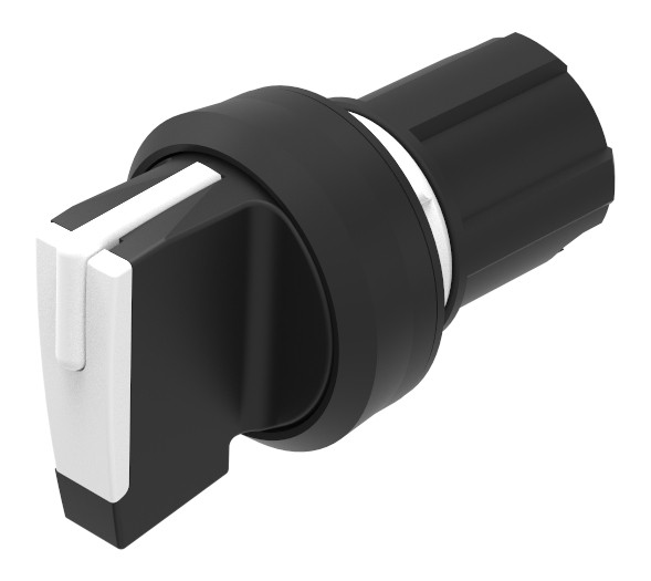 EAO Serie 45 Selsw P L-R short 90V WH