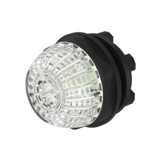 EAO Serie 14 Indicator Compact amber/oranje, 24VDC, D33.5MM, pit aansluiting