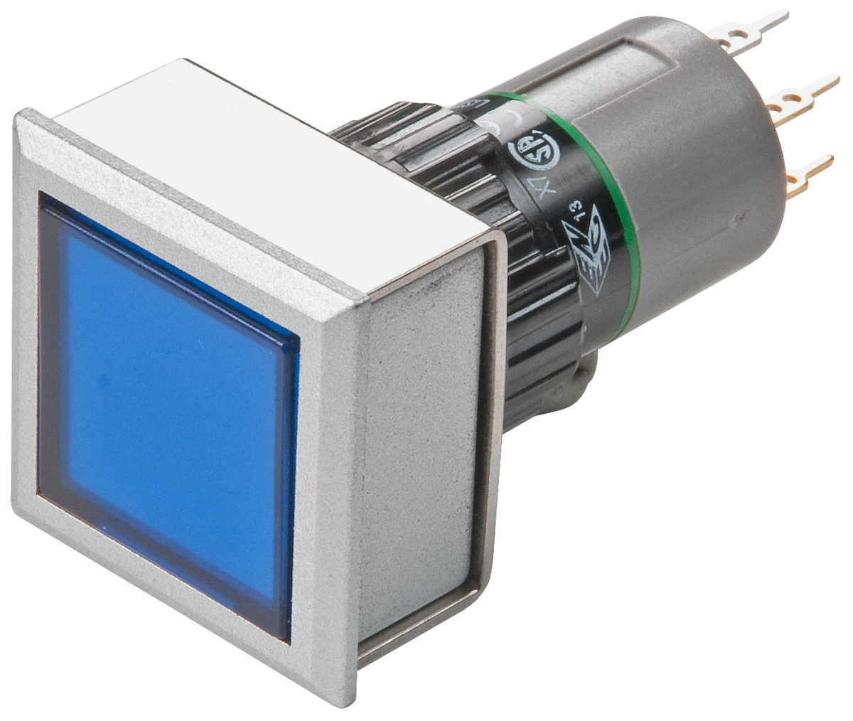 EAO Serie 51 Voorzetelement Drukknop (stap) T.B.V.verzonken montage, 3M+3V met sold