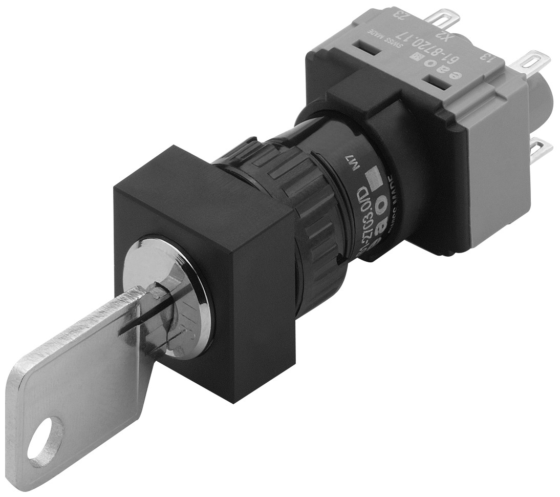 EAO Serie 61 Sleutelschakelaar 2 posities (stap)