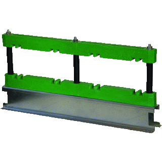 Eaton 3P/4P railsteunhouder 2x80x10 MM montage top faseafstand 125MM