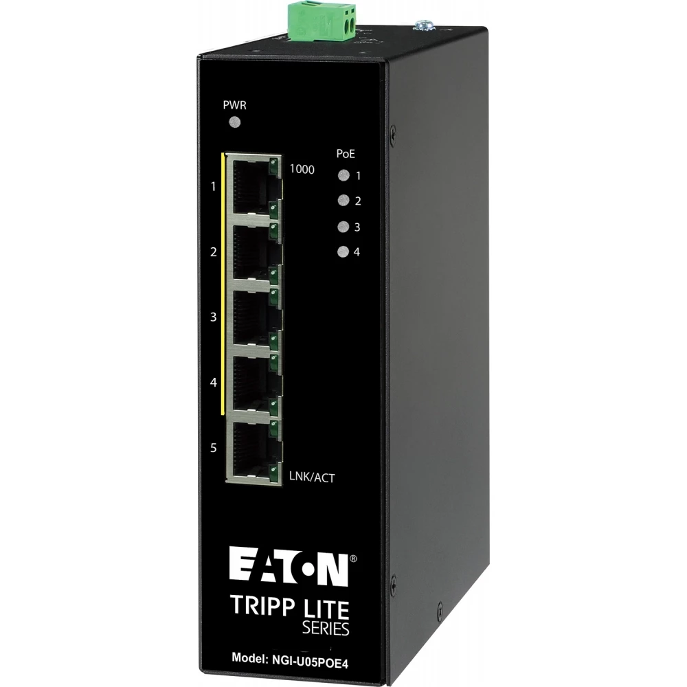 Eaton 5-port unmanaged industrial gigabit ethernet switch - 10/100/1000 MBPS