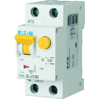 Eaton Din modulair aardlekautomaat 2P 13a 0,03a C