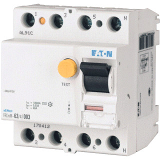 Eaton Din modulair aardlekschakelaar 4P 25a 0,03a