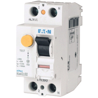 Eaton Aardlekschakelaar 80a 2P 100ma type A