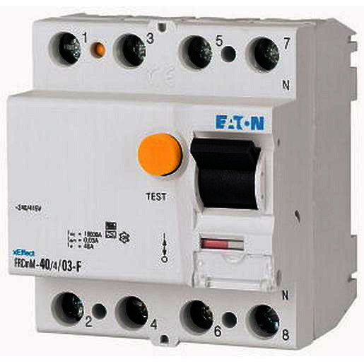 Eaton Aardlekschakelaar FRCMM 80a 4P 300ma 10ka G/F-type
