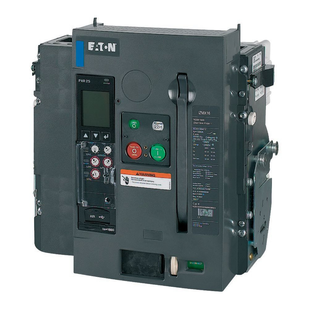 Eaton ACB's & accessoires Vermogensautomaat Izmx16, 4P, 1250a, uitrijbaar