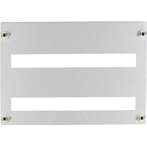 Eaton Afdekplaat TBV BF 1X 45MM sleuf 33te wit staal centraal