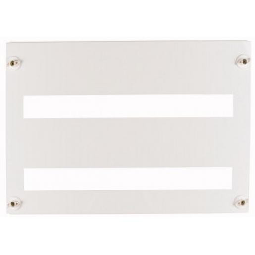 Eaton Afdekplaat TBV BF 2X 45MM sleuf 48te wit staal centraal