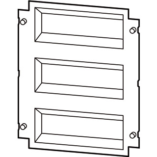 Eaton Xenergy componenten uitbouw kast montage-element H375MM B375MM D10MM