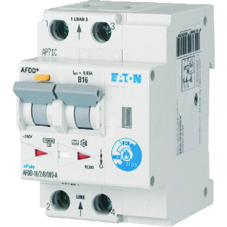 Eaton Vlamboogbeveiligings component afdd 16a 2P C-kar 30ma