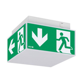 Eaton Blessing noodverlichting decentr.at/CGL+ cube met driezijdige vluchtr.aand.40M