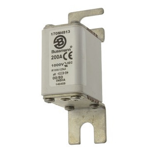 Eaton Bussmann High Speed Square Body Zekering, hoge snelheid, 100 A, ac 1000 V, 125 ka, size 00, 30 X 47 X