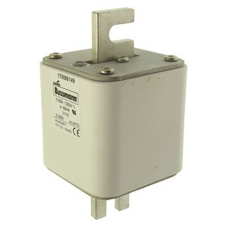 Eaton Bussmann High Speed Square Body Zekering, hoge snelheid, 1100 A, ac 1250 V, 100 ka, size 3, 76 X 90 X