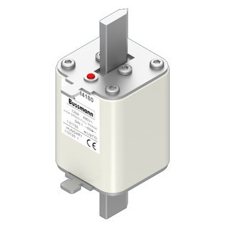 Eaton Bussmann High Speed Square Body Zekering, hoge snelheid, 125 A, ac 690 V, 200 ka, din 1, 52 X 66 X 135