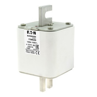 Eaton Bussmann High Speed Square Body Zekering, hoge snelheid, 1250 A, ac 1100 V, 100 ka, size 3, 76 X 90 X