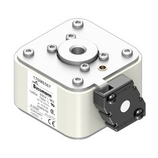 Eaton Bussmann High Speed Square Body Zekering, hoge snelheid, 1400 A, ac 690 V, 200 ka, size 3, 76 X 92 X 5