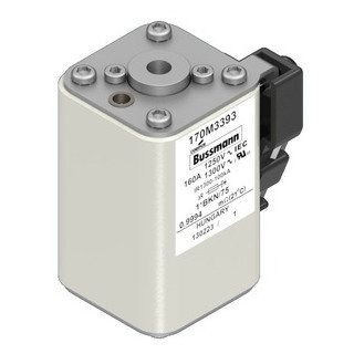 Eaton Bussmann High Speed Square Body Zekering, hoge snelheid, 160 A, ac 1250 V, 100 ka, compact size 1, 45