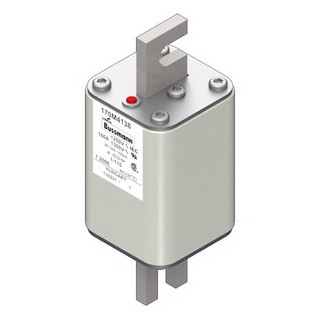 Eaton Bussmann High Speed Square Body Zekering, hoge snelheid, 160 A, ac 1250 V, 100 ka, size 1, 53 X 66 X 1