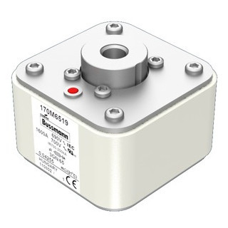 Eaton Bussmann High Speed Square Body Zekering, hoge snelheid, 1600 A, ac 690 V, 200 ka, size 3, 76 X 92 X 6