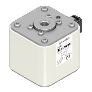 Eaton Bussmann High Speed Square Body Zekering, hoge snelheid, 1800 A, ac 600 V, 200 ka, size 3, 76 X 92 X 6