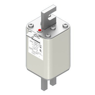 Eaton Bussmann High Speed Square Body Zekering, hoge snelheid, 200 A, ac 1250 V, 100 ka, size 1, 53 X 66 X 1