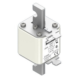 Eaton Bussmann High Speed Square Body Zekering, hoge snelheid, 200 A, ac 690 V, 200 ka, compact size 1, 45 X