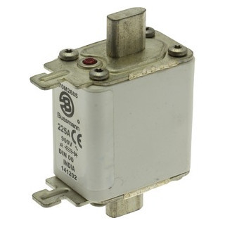 Eaton Bussmann High Speed Square Body Zekering, hoge snelheid, 225 A, ac 900 V, 125 ka, din 00, ar, din, iec