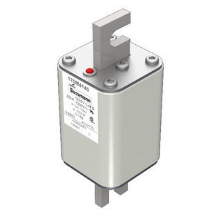 Eaton Bussmann High Speed Square Body Zekering, hoge snelheid, 250 A, ac 1250 V, 100 ka, size 1, 53 X 66 X 1