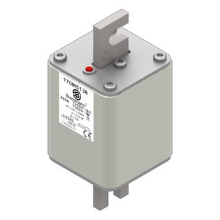 Eaton Bussmann High Speed Square Body Zekering, hoge snelheid, 250 A, ac 1250 V, 100 ka, size 2, 61 X 75 X 1