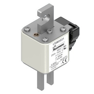 Eaton Bussmann High Speed Square Body Zekering, hoge snelheid, 250 A, ac 690 V, 200 ka, compact size 1, 43 X