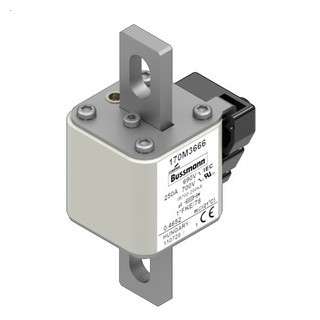 Eaton Bussmann High Speed Square Body Zekering, hoge snelheid, 250 A, ac 690 V, 200 ka, compact size 1, 45 X