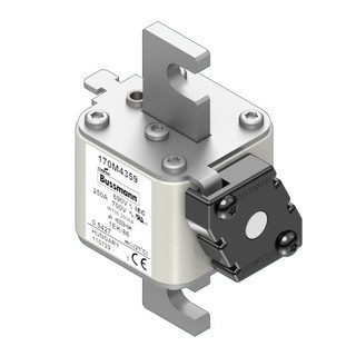 Eaton Bussmann High Speed Square Body Zekering, hoge snelheid, 250 A, ac 690 V, 200 ka, size 1, 53 X 69 X 11