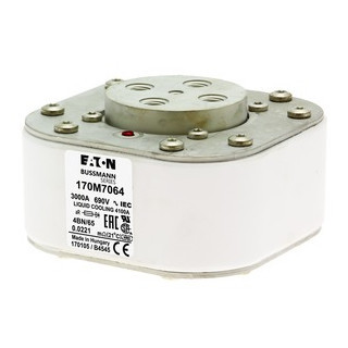 Eaton Bussmann High Speed Square Body Zekering, hoge snelheid, 3000 A, ac 690 V, 200 ka, size 4, 67 X 105 X