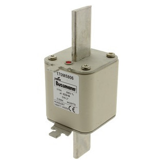 Eaton Bussmann High Speed Square Body Zekering, hoge snelheid, 315 A, ac 690 V, 200 ka, compact din 2, 55 X