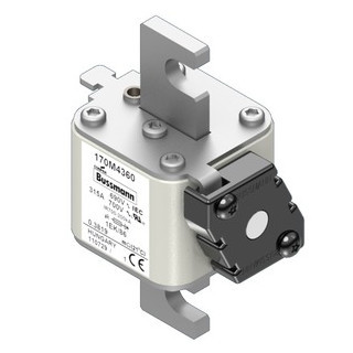 Eaton Bussmann High Speed Square Body Zekering, hoge snelheid, 315 A, ac 690 V, 200 ka, size 1, 53 X 69 X 11