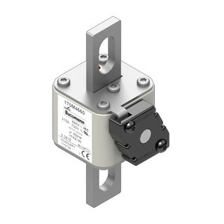 Eaton Bussmann High Speed Square Body Zekering, hoge snelheid, 315 A, ac 690 V, 200 ka, size 1, 53 X 69 X 13