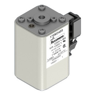 Eaton Bussmann High Speed Square Body Zekering, hoge snelheid, 350 A, ac 1250 V, 100 ka, compact size 1, 45