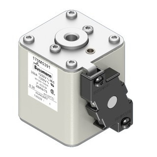 Eaton Bussmann High Speed Square Body Zekering, hoge snelheid, 350 A, ac 1250 V, 100 ka, size 2, 61 X 75 X 7