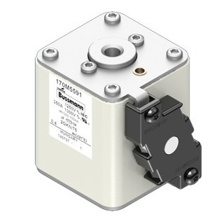 Eaton Bussmann High Speed Square Body Zekering, hoge snelheid, 350 A, ac 1250 V, 100 ka, size 2, 61 X 77 X 7